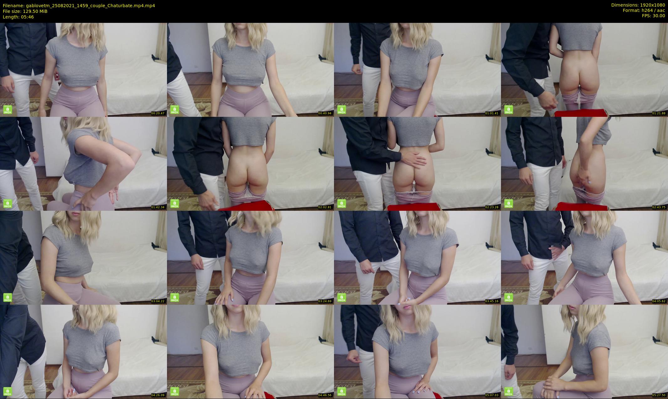 gablovetm — 6 minute Chaturbate couple cam show recording, 1080p, Aug 25, 2021