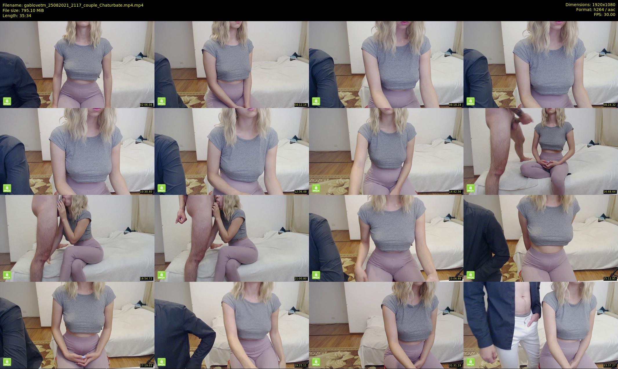 gablovetm — 36 minute Chaturbate couple cam show recording, 1080p, Aug 25, 2021