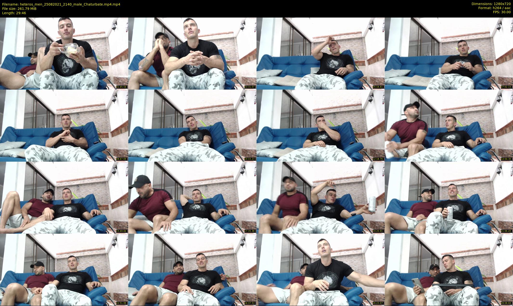 heteros_men — 30 minute Chaturbate male cam show recording, 720p, Aug 25, 2021
