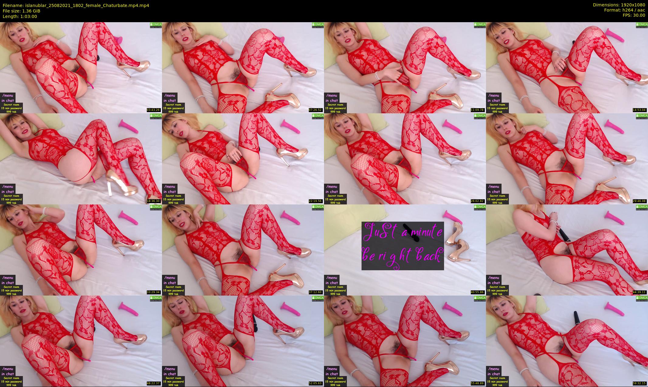 islanublar — 63 minute Chaturbate female cam show recording, 1080p, Aug 25, 2021