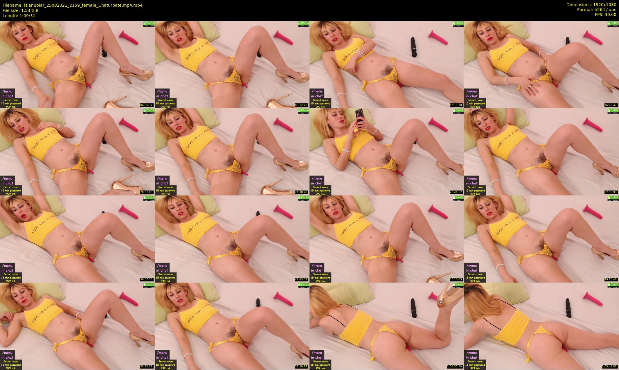 islanublar — 70 minute Chaturbate female cam show recording, 1080p, Aug 25, 2021