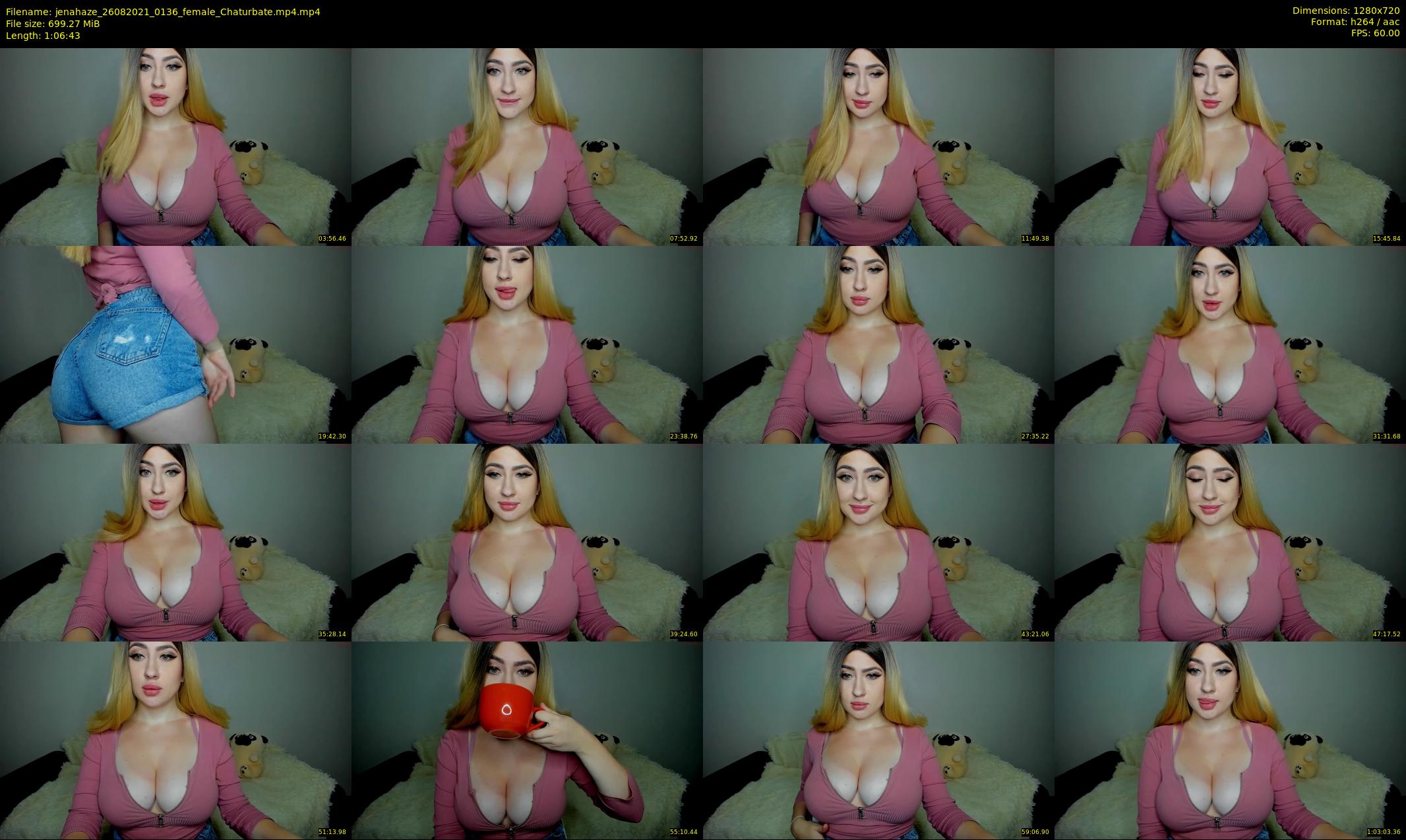jenahaze — 67 minute Chaturbate female cam show recording, 720p, Aug 26, 2021