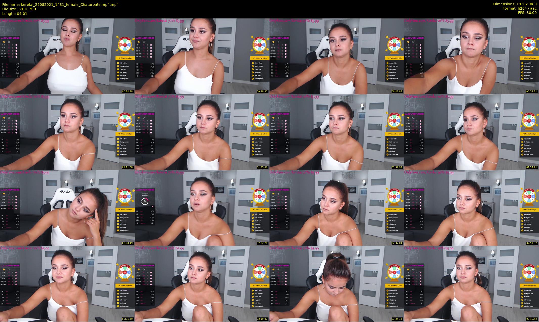 kerelai — 5 minute Chaturbate female cam show recording, 1080p, Aug 25, 2021