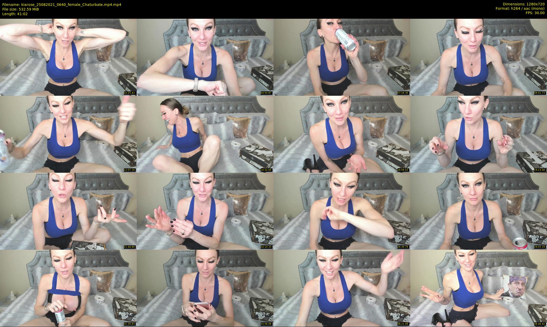 kiarose — 42 minute Chaturbate female cam show recording, 720p, Aug 25, 2021