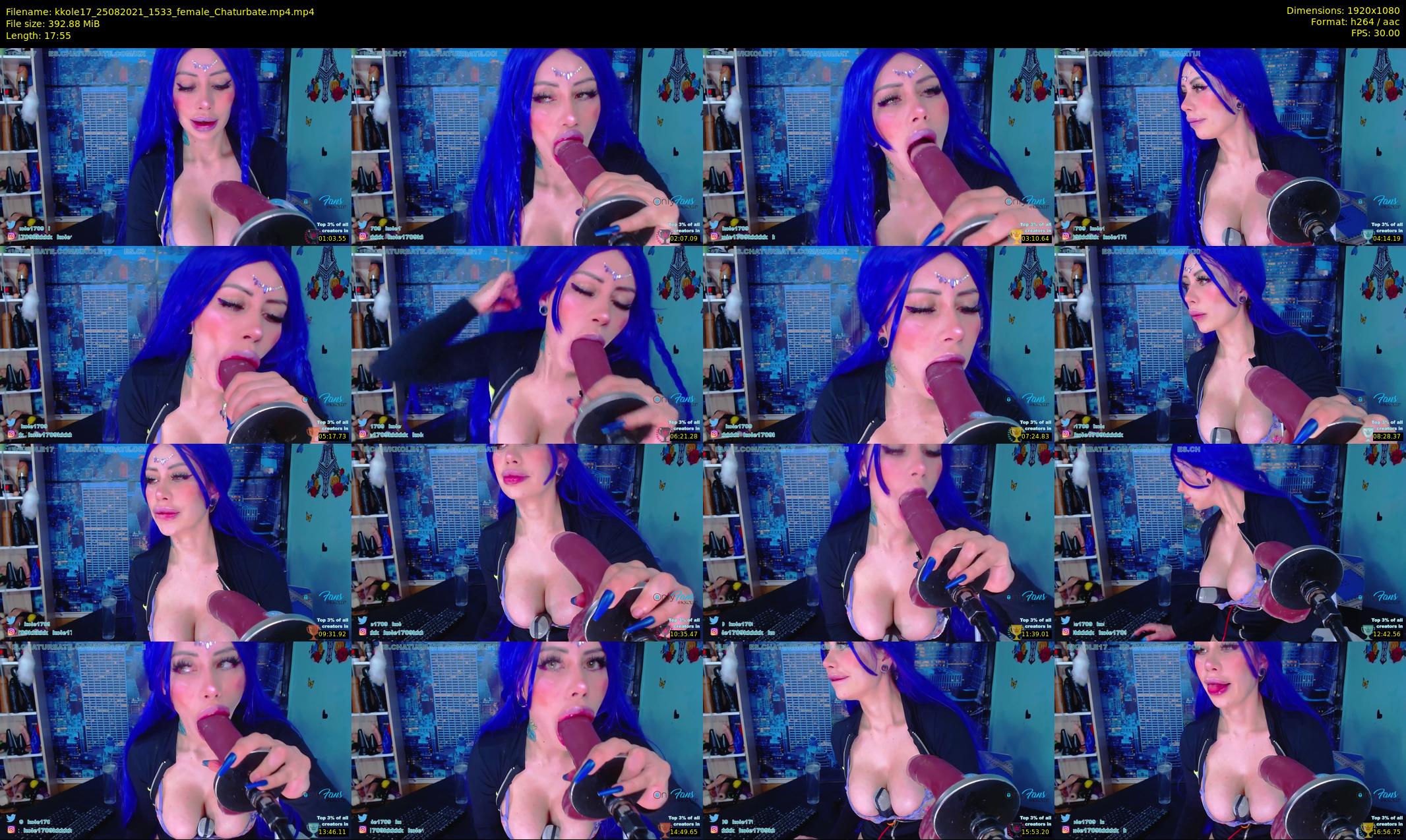 kkole17 — 18 minute Chaturbate female cam show recording, 1080p, Aug 25, 2021