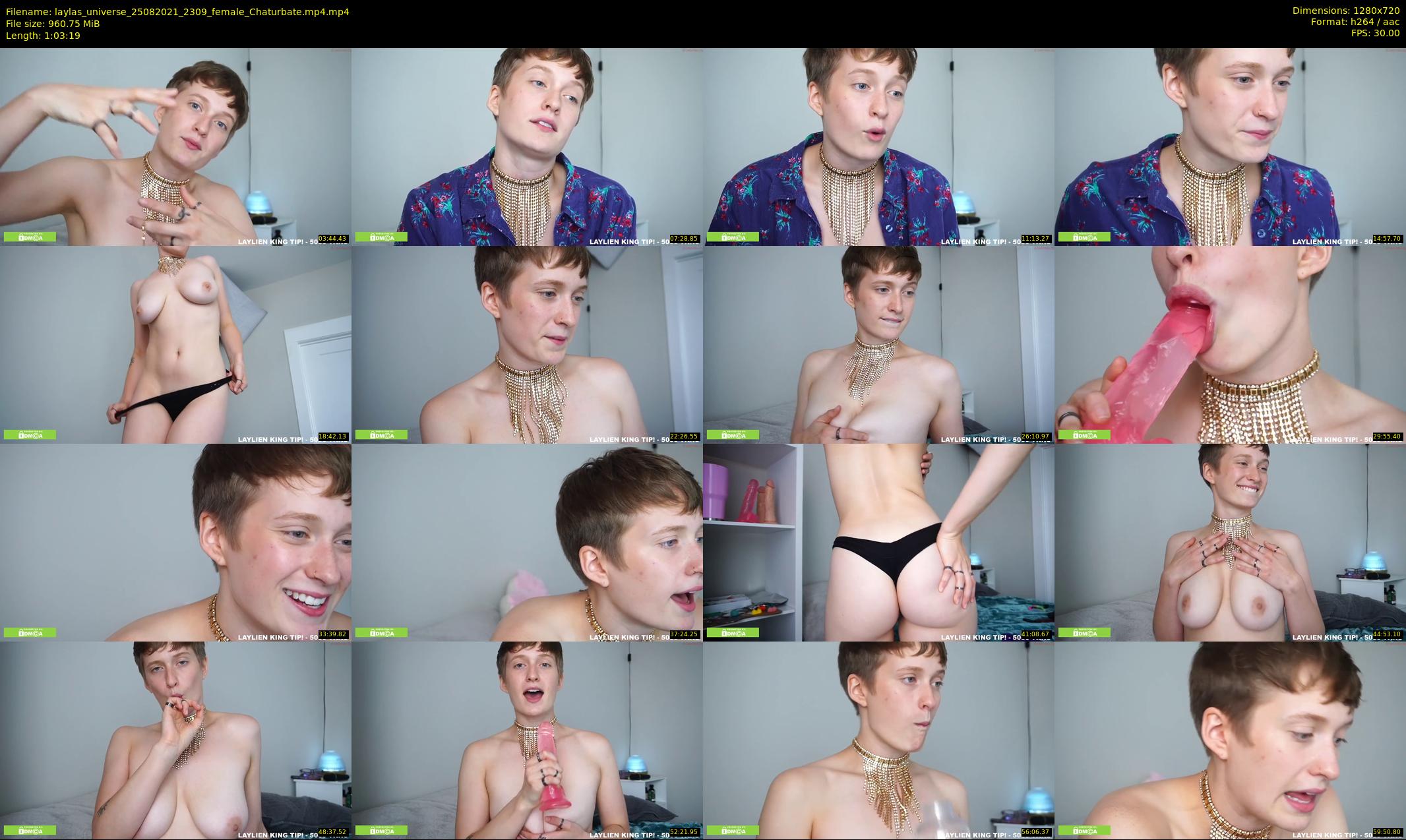laylas_universe — 64 minute Chaturbate female cam show recording, 720p, Aug 25, 2021
