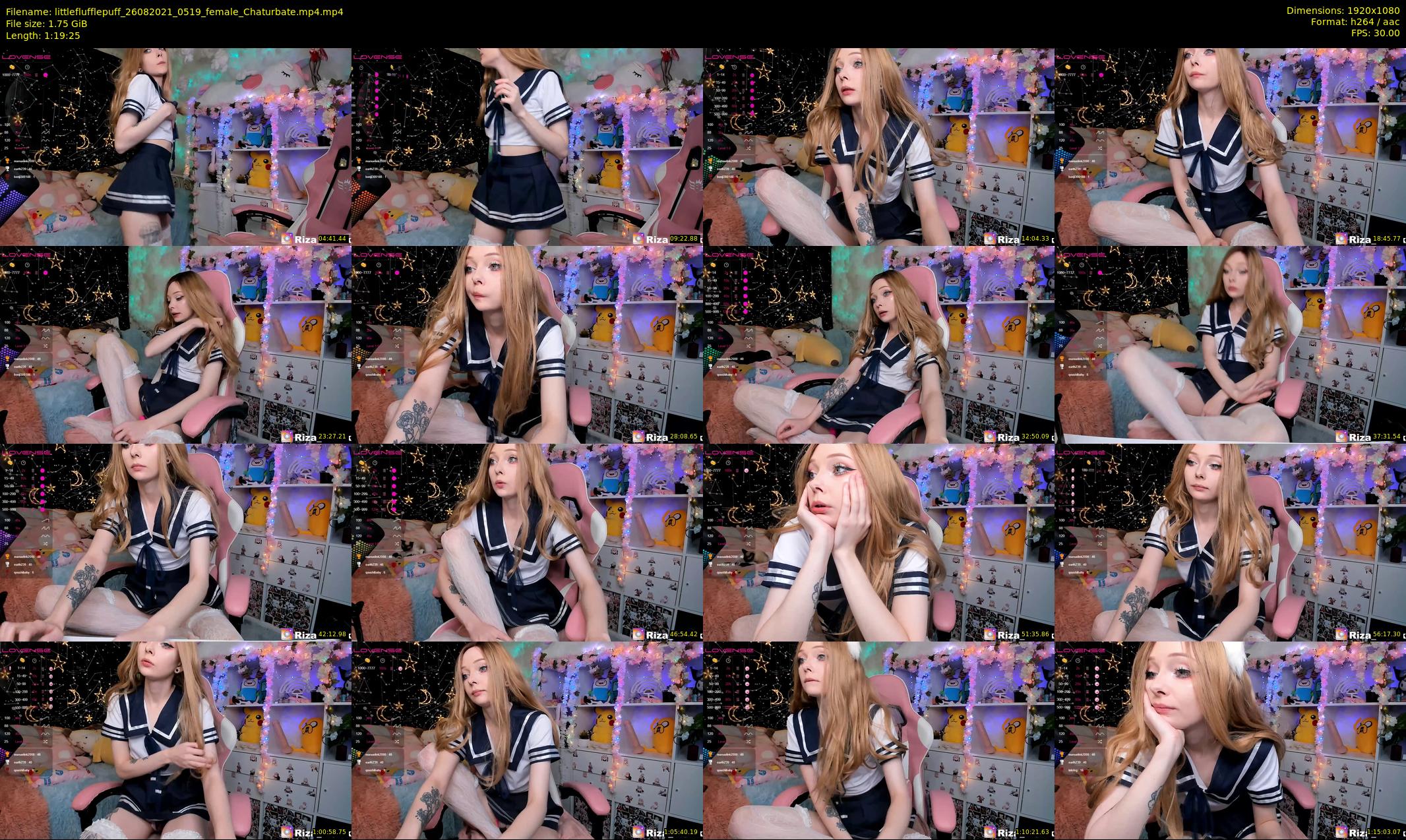 littleflufflepuff — 80 minute Chaturbate female cam show recording, 1080p, Aug 26, 2021