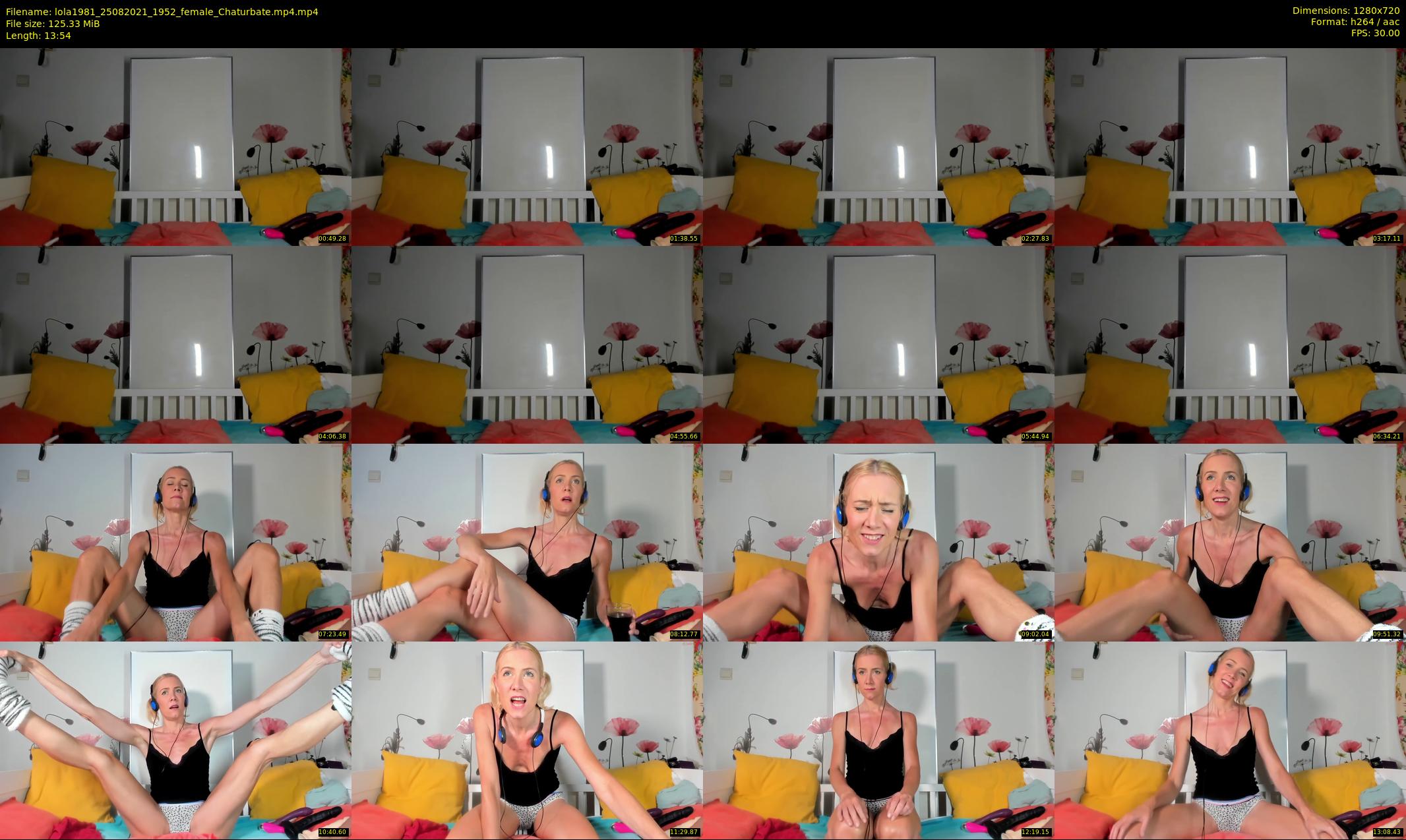 lola1981 — 14 minute Chaturbate female cam show recording, 720p, Aug 25, 2021