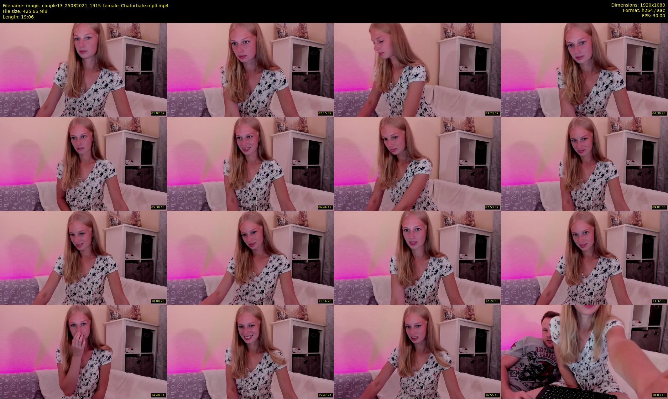 magic_couple13 — 20 minute Chaturbate couple cam show recording, 1080p, Aug 25, 2021