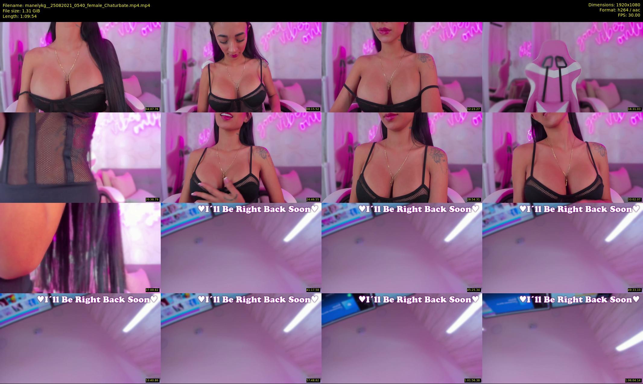 manelykg_ — 70 minute Chaturbate female cam show recording, 1080p, Aug 25, 2021