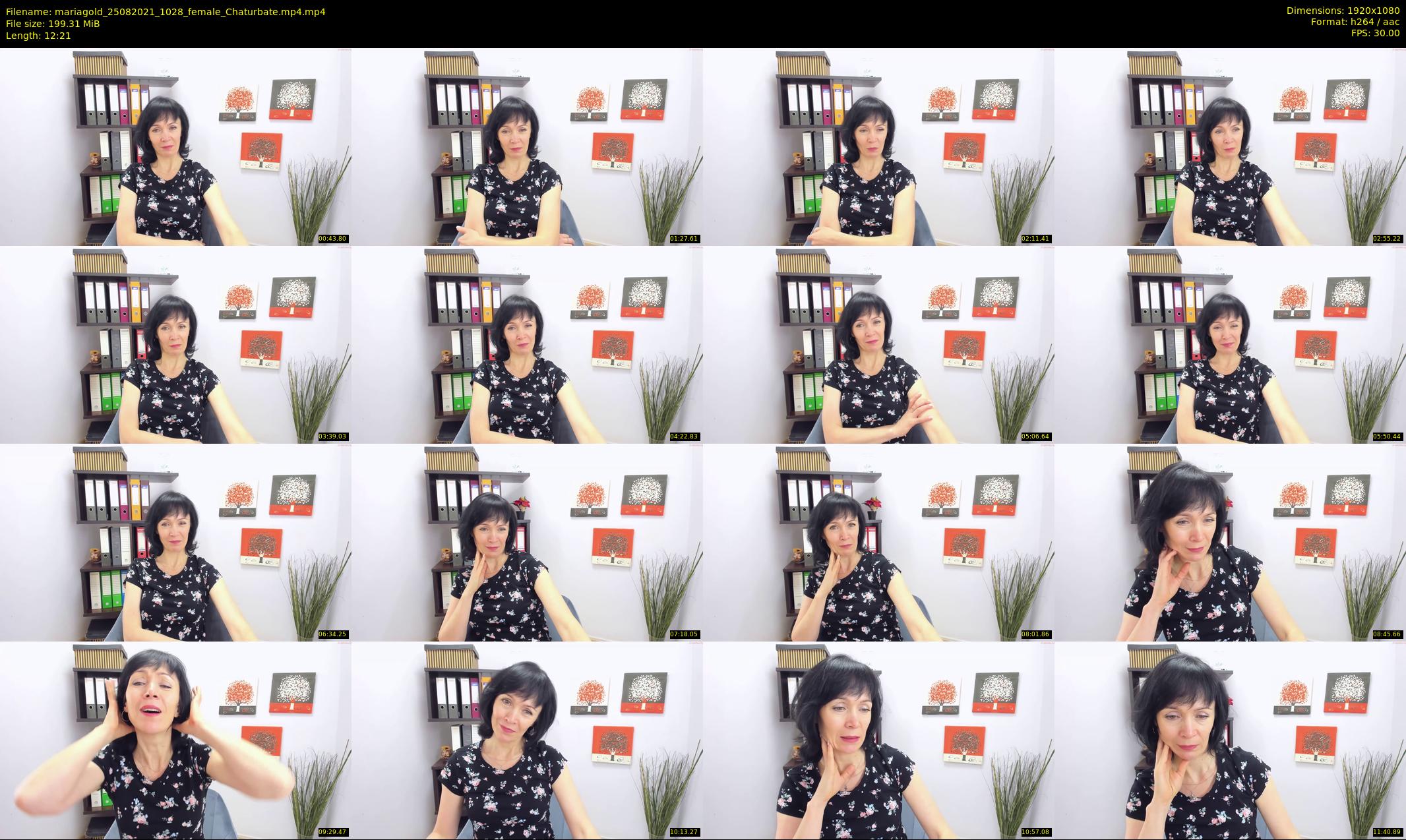 mariagold — 13 minute Chaturbate female cam show recording, 1080p, Aug 25, 2021
