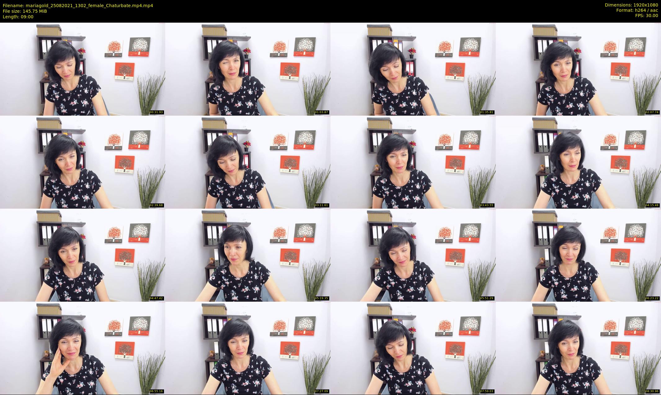 mariagold — 9 minute Chaturbate female cam show recording, 1080p, Aug 25, 2021