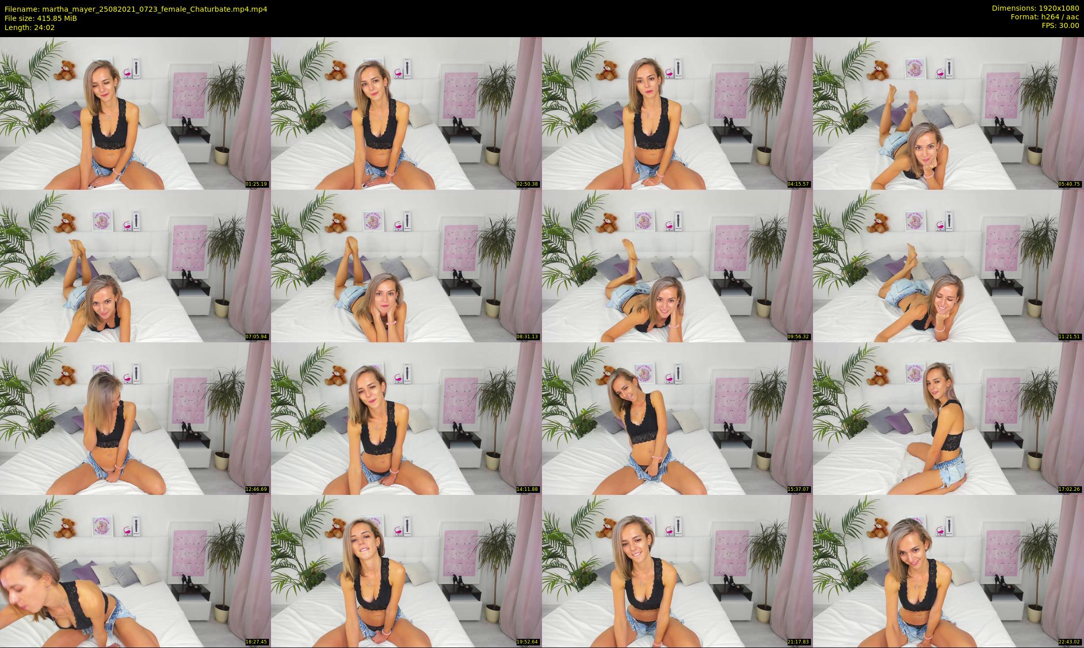 martha_mayer — 25 minute Chaturbate female cam show recording, 1080p, Aug 25, 2021