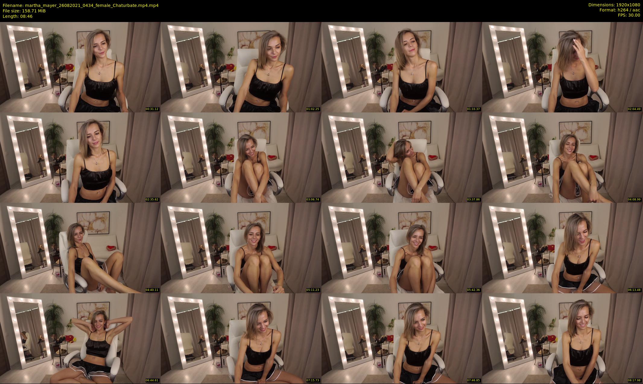 martha_mayer — 9 minute Chaturbate female cam show recording, 1080p, Aug 26, 2021