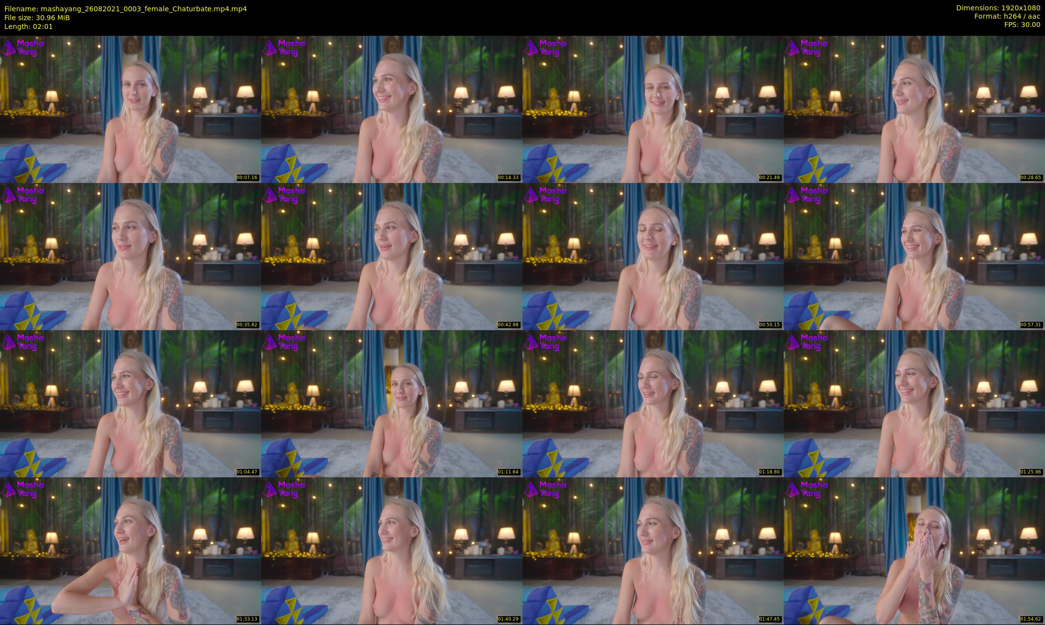 mashayang — 3 minute Chaturbate female cam show recording, 1080p, Aug 26, 2021