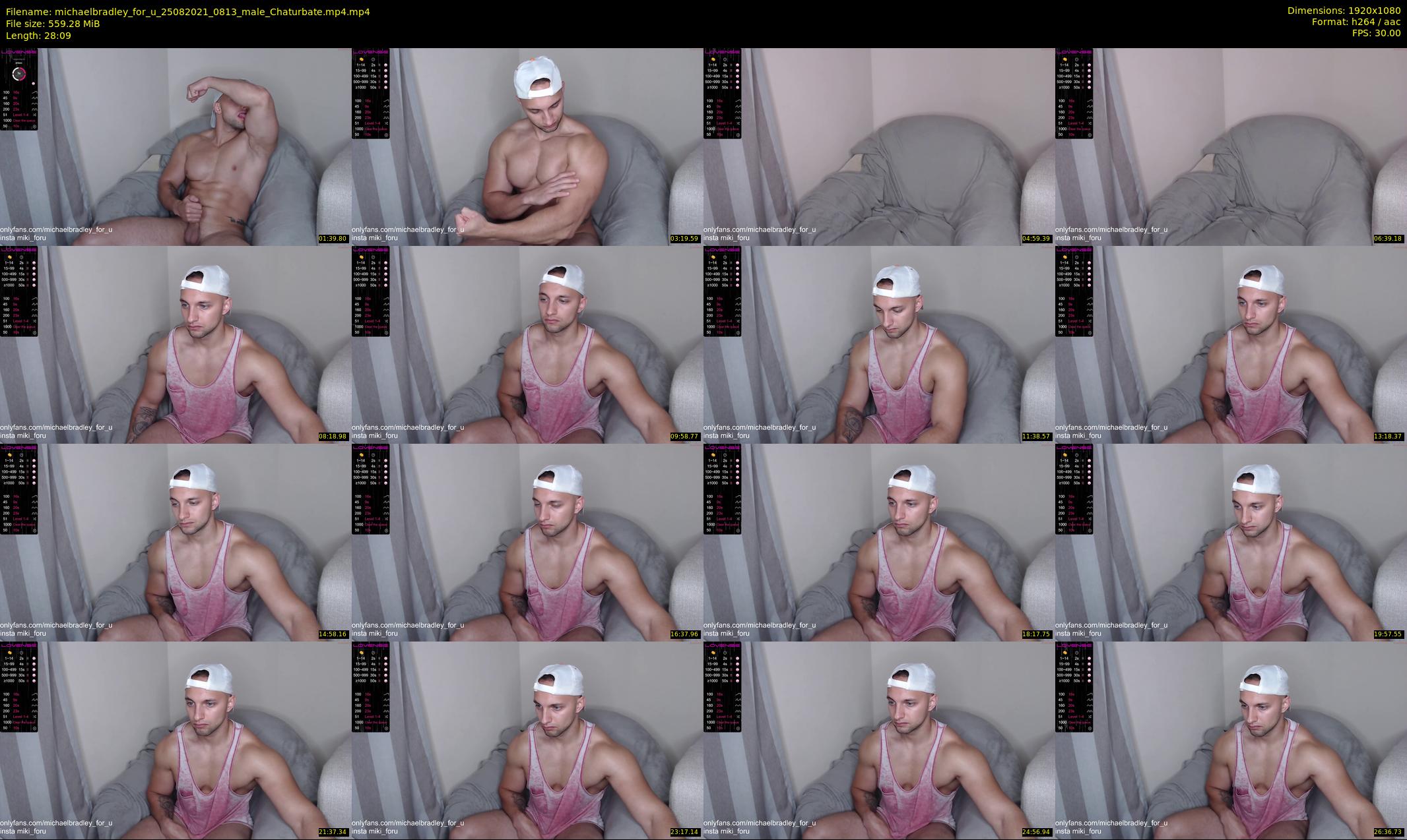 michaelbradley_for_u — 29 minute Chaturbate male cam show recording, 1080p, Aug 25, 2021