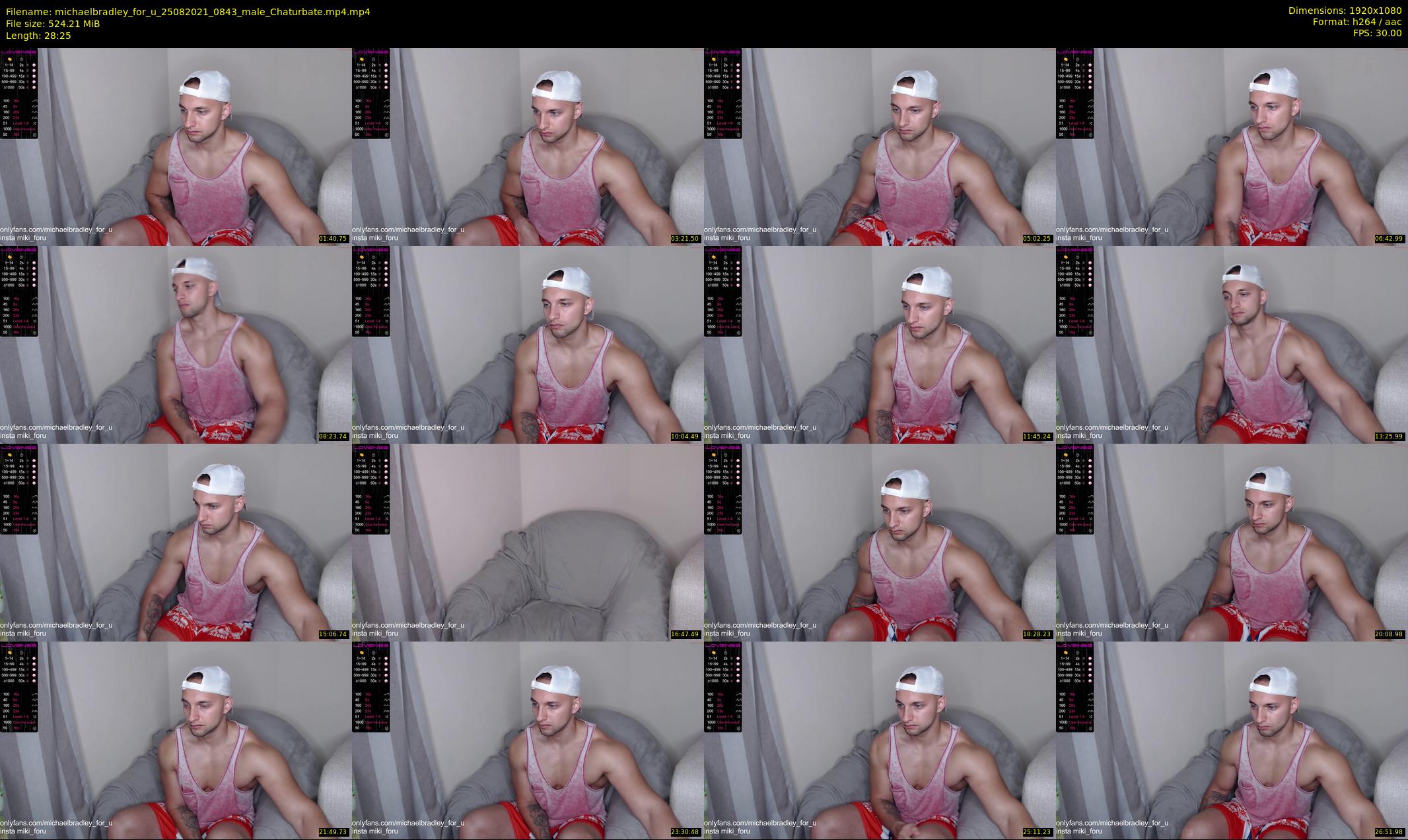 michaelbradley_for_u — 29 minute Chaturbate male cam show recording, 1080p, Aug 25, 2021