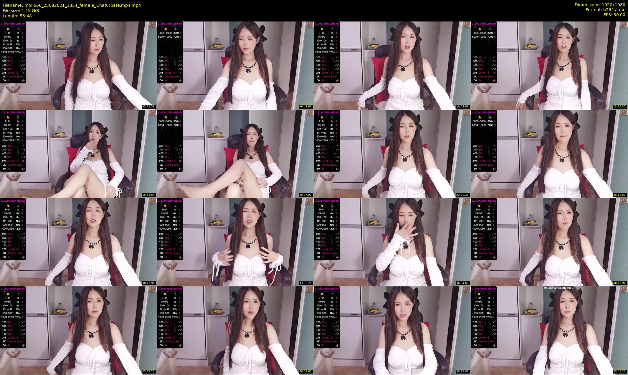moli666 — 57 minute Chaturbate female cam show recording, 1080p, Aug 25, 2021