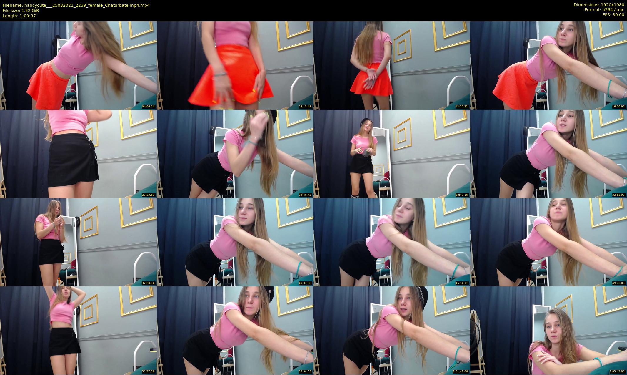 nancycute__ — 70 minute Chaturbate female cam show recording, 1080p, Aug 25, 2021
