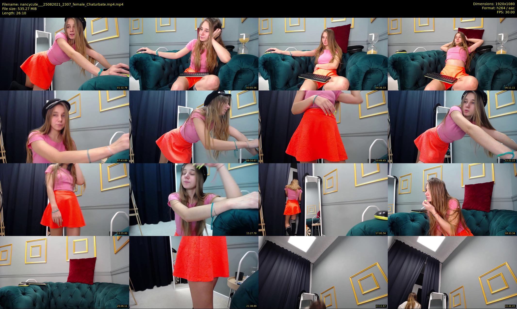 nancycute__ — 27 minute Chaturbate female cam show recording, 1080p, Aug 25, 2021