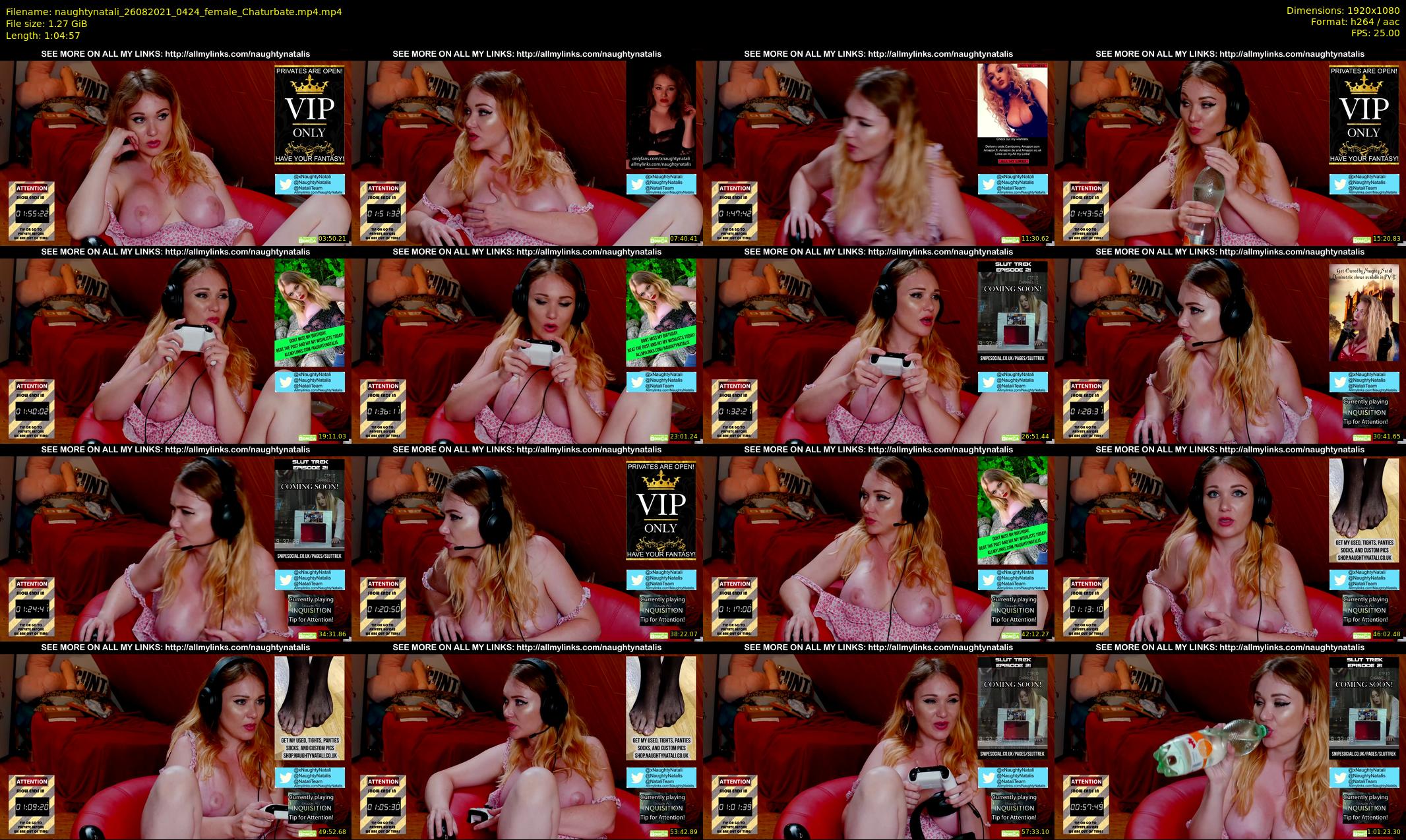 naughtynatali — 65 minute Chaturbate female cam show recording, 1080p, Aug 26, 2021