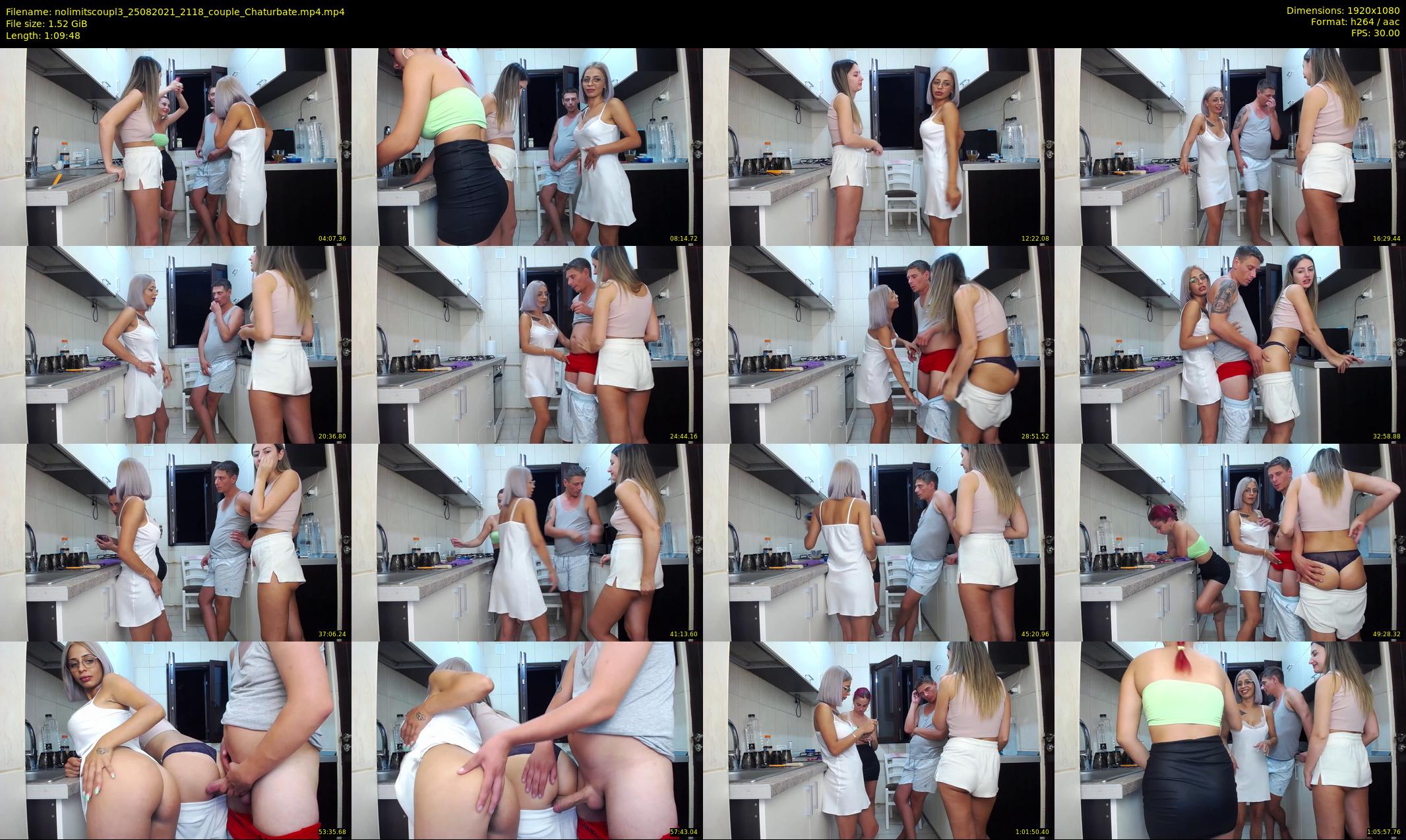 nolimitscoupl3 — 70 minute Chaturbate couple cam show recording, 1080p, Aug 25, 2021