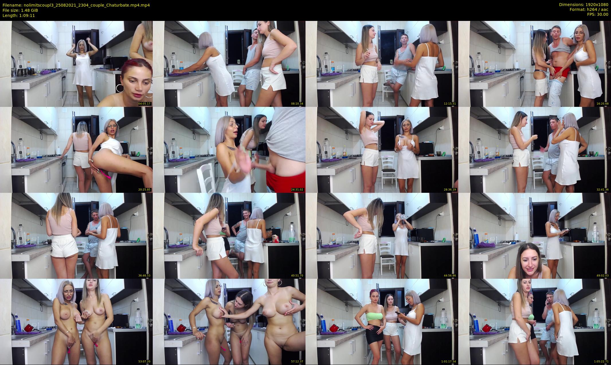nolimitscoupl3 — 70 minute Chaturbate couple cam show recording, 1080p, Aug 25, 2021