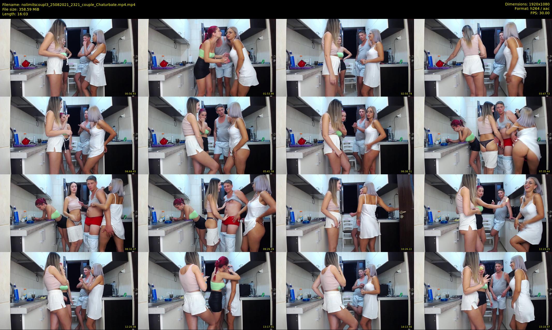 nolimitscoupl3 — 17 minute Chaturbate couple cam show recording, 1080p, Aug 25, 2021