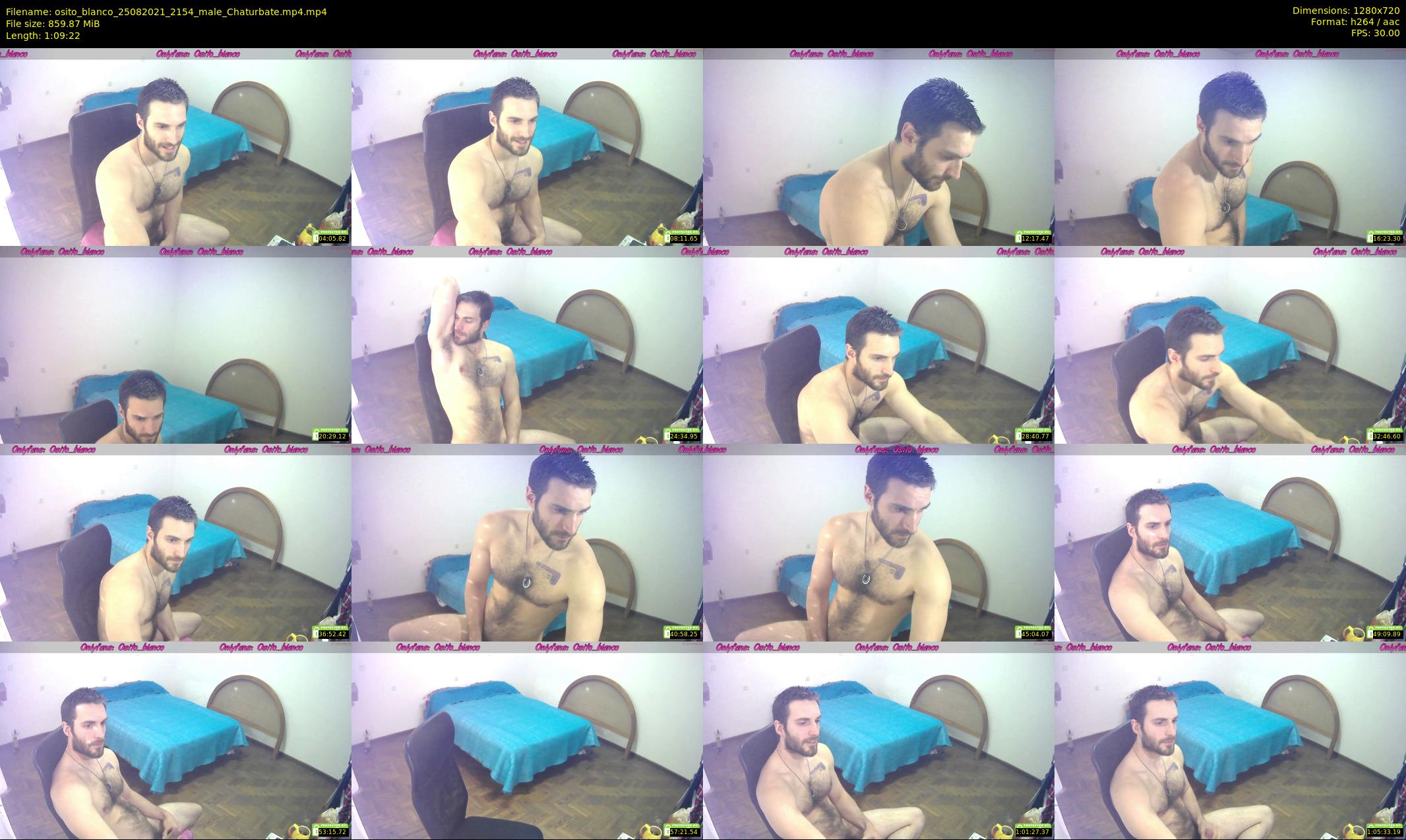 osito_blanco — 70 minute Chaturbate male cam show recording, 720p, Aug 25, 2021