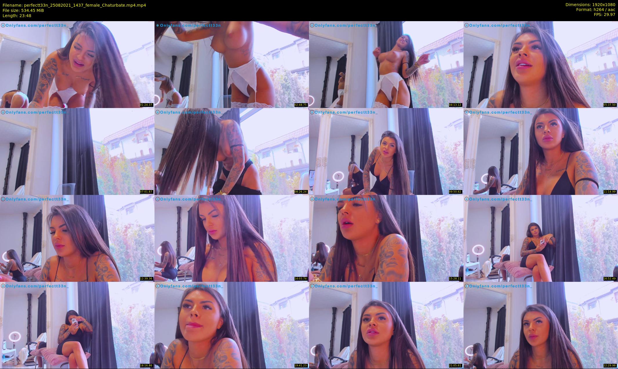 perfectt33n — 24 minute Chaturbate female cam show recording, 1080p, Aug 25, 2021