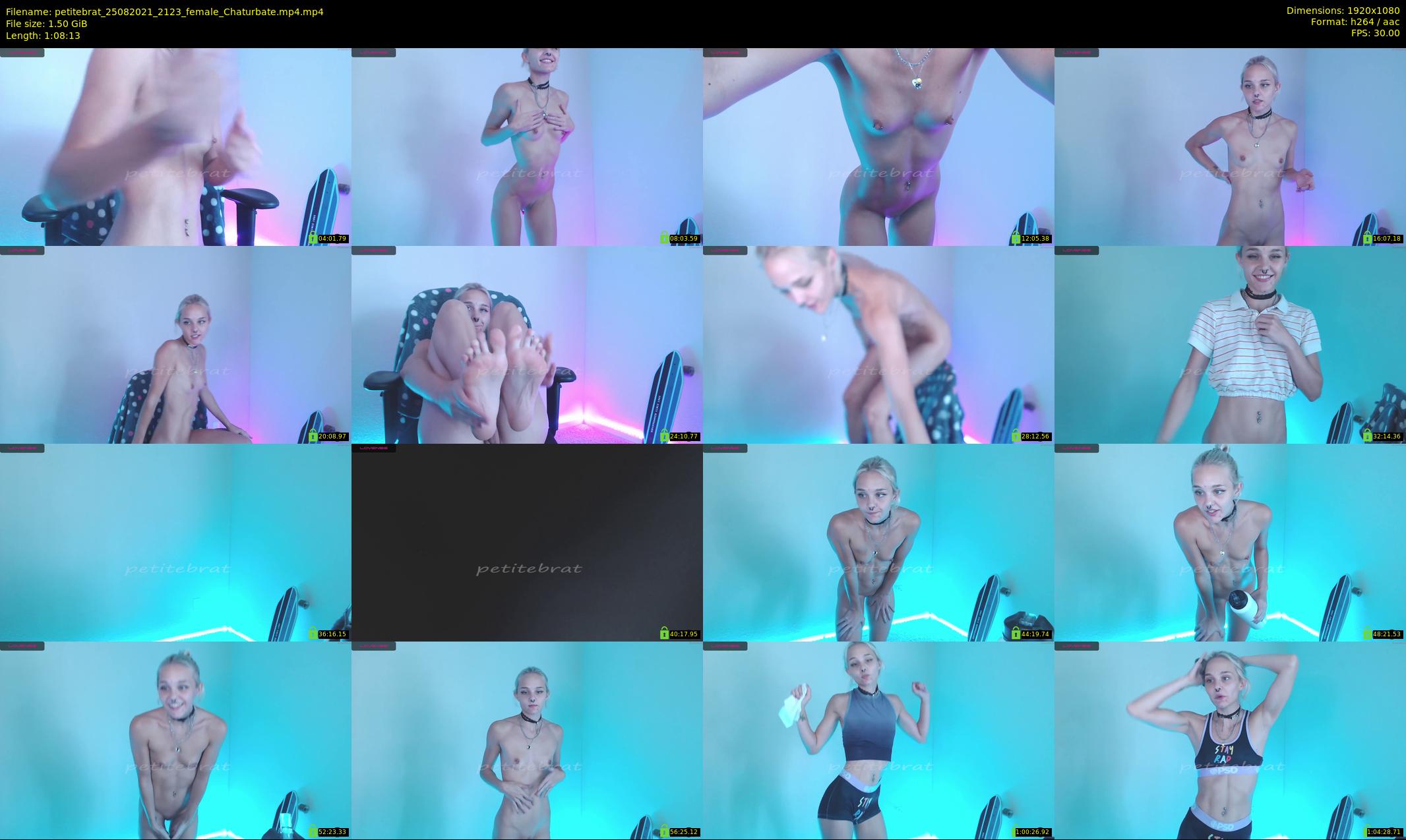 petitebrat — 69 minute Chaturbate female cam show recording, 1080p, Aug 25, 2021