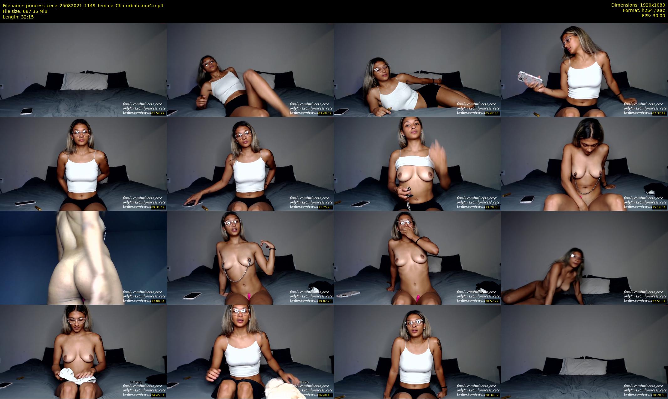 princess_cece — 33 minute Chaturbate female cam show recording, 1080p, Aug 25, 2021