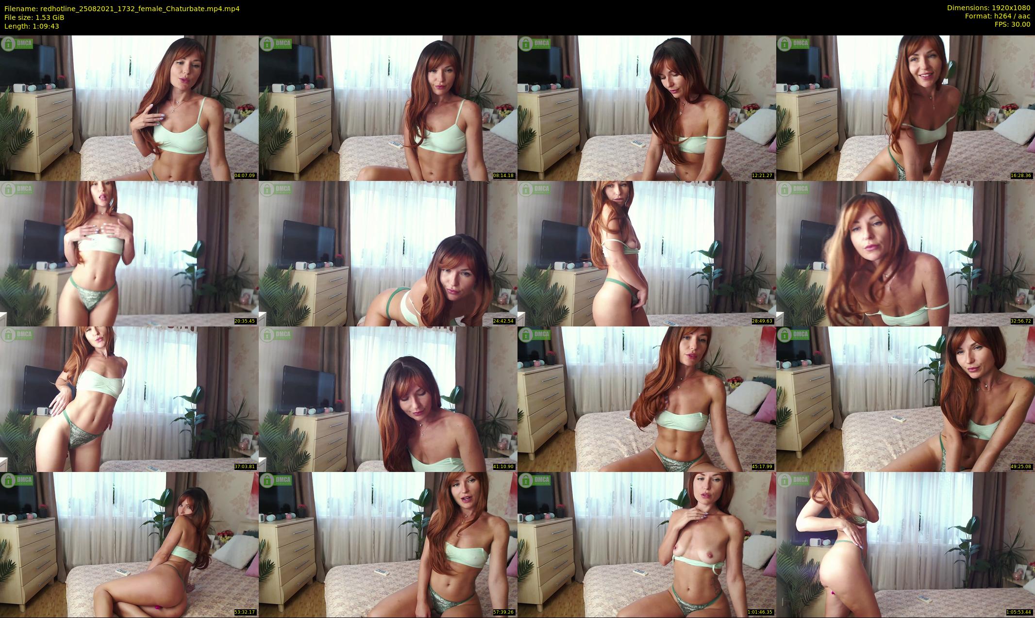 redhotline — 70 minute Chaturbate female cam show recording, 1080p, Aug 25, 2021