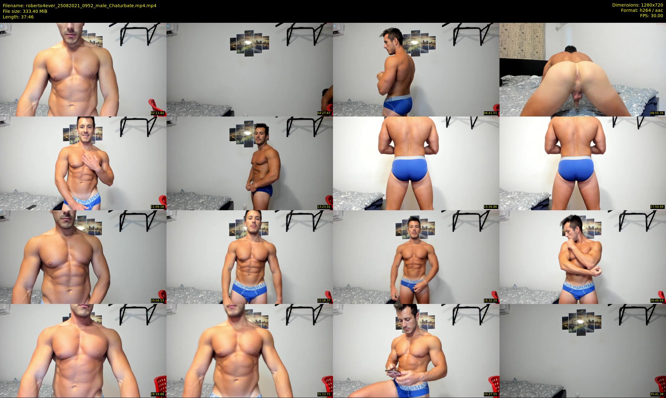 roberto4ever — 38 minute Chaturbate male cam show recording, 720p, Aug 25, 2021