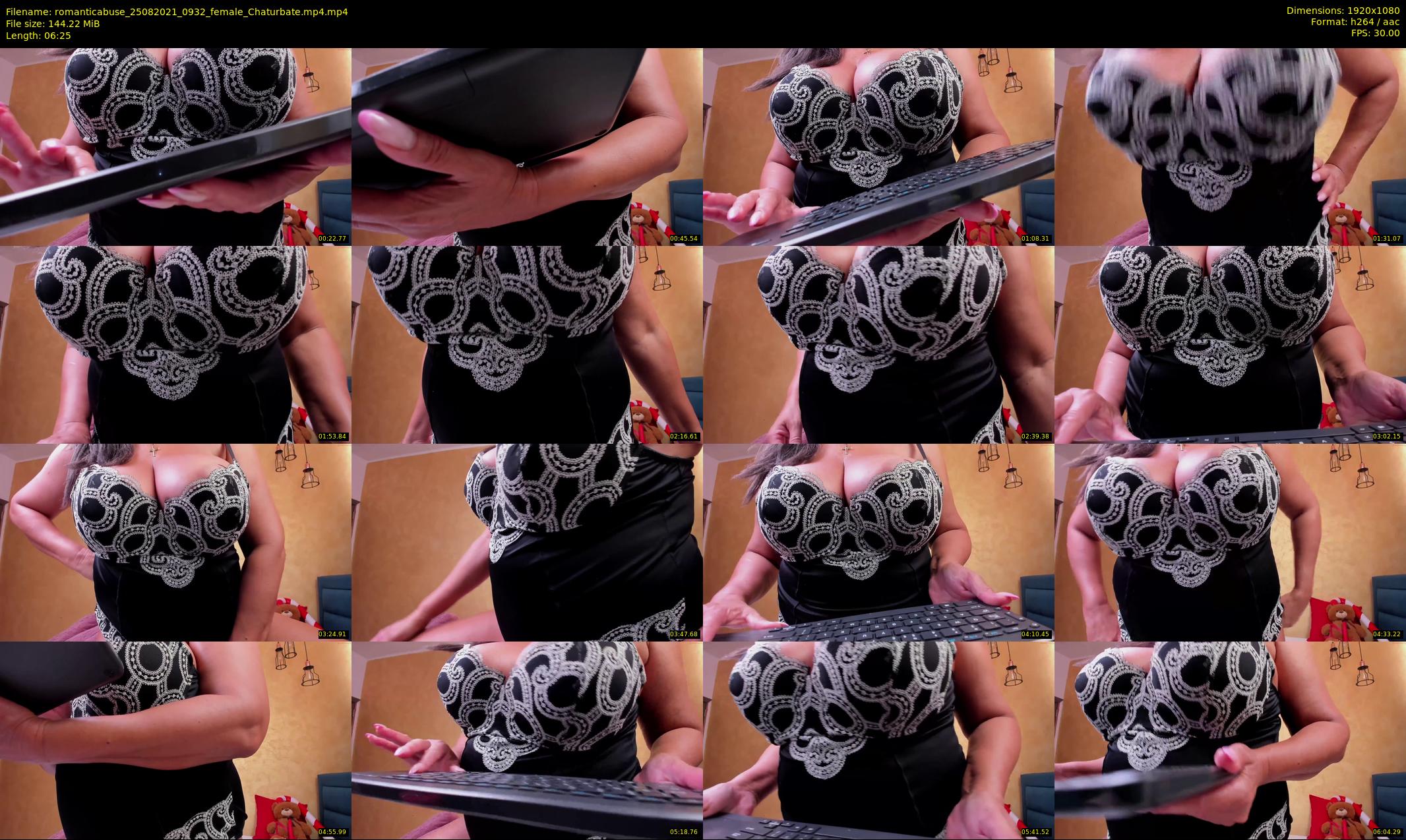 romanticabuse — 7 minute Chaturbate female cam show recording, 1080p, Aug 25, 2021