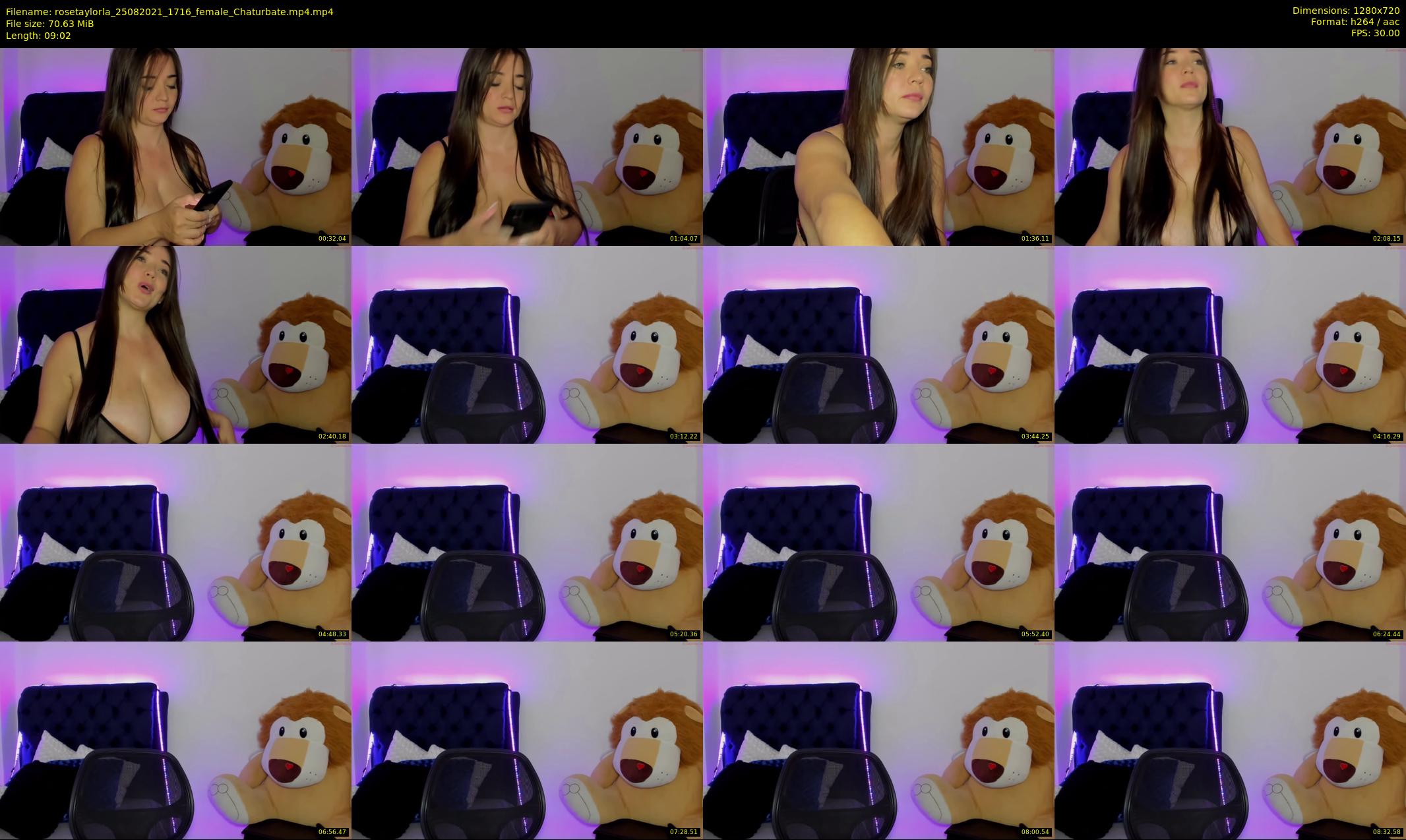 rosetaylorla — 10 minute Chaturbate female cam show recording, 720p, Aug 25, 2021