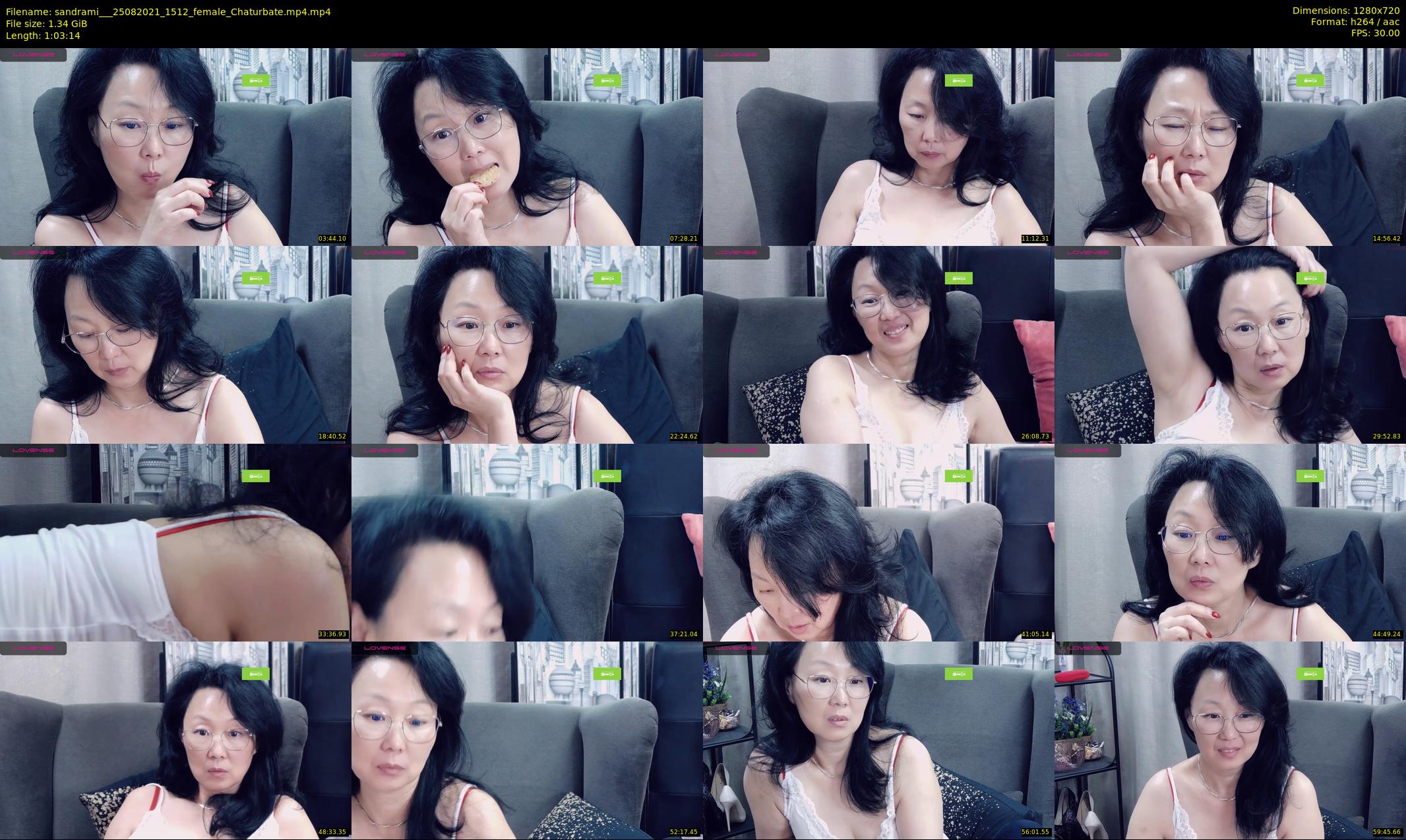 sandrami__ — 64 minute Chaturbate female cam show recording, 720p, Aug 25, 2021