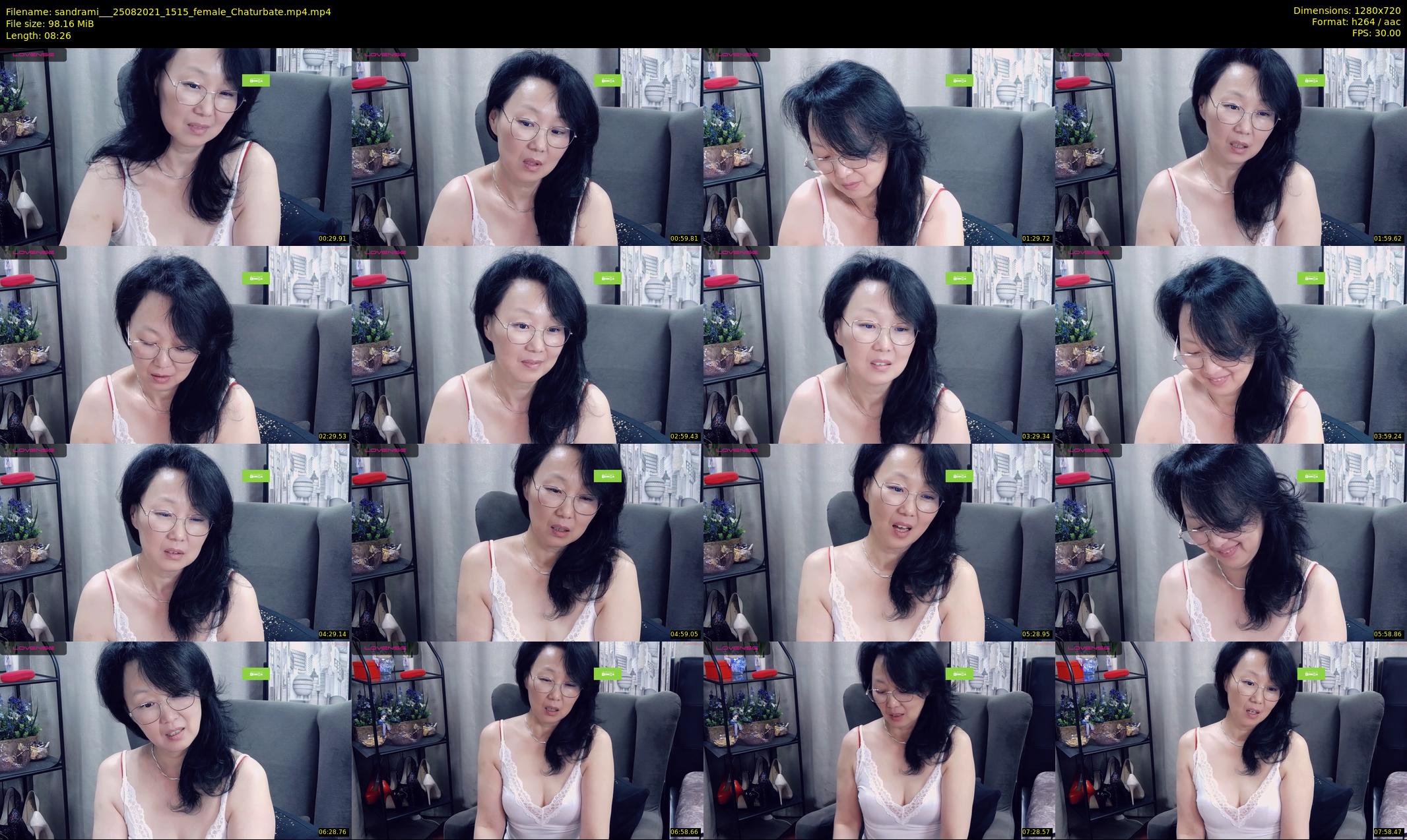 sandrami__ — 9 minute Chaturbate female cam show recording, 720p, Aug 25, 2021