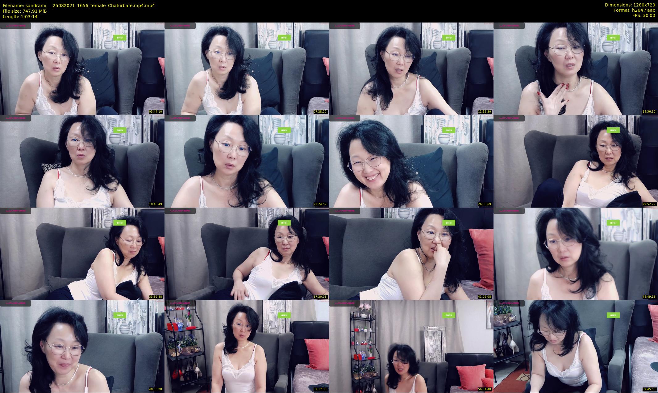 sandrami__ — 64 minute Chaturbate female cam show recording, 720p, Aug 25, 2021
