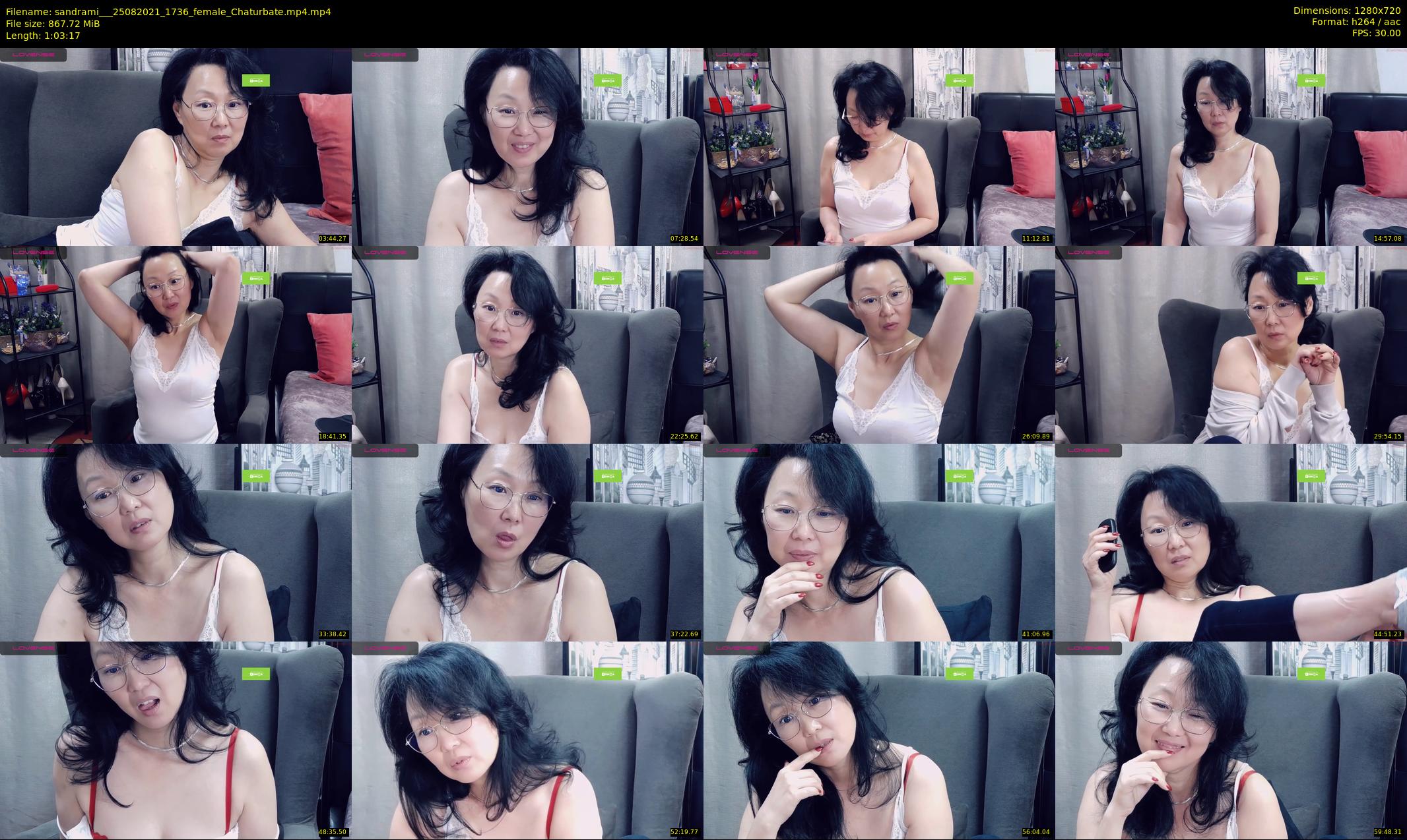 sandrami__ — 64 minute Chaturbate female cam show recording, 720p, Aug 25, 2021