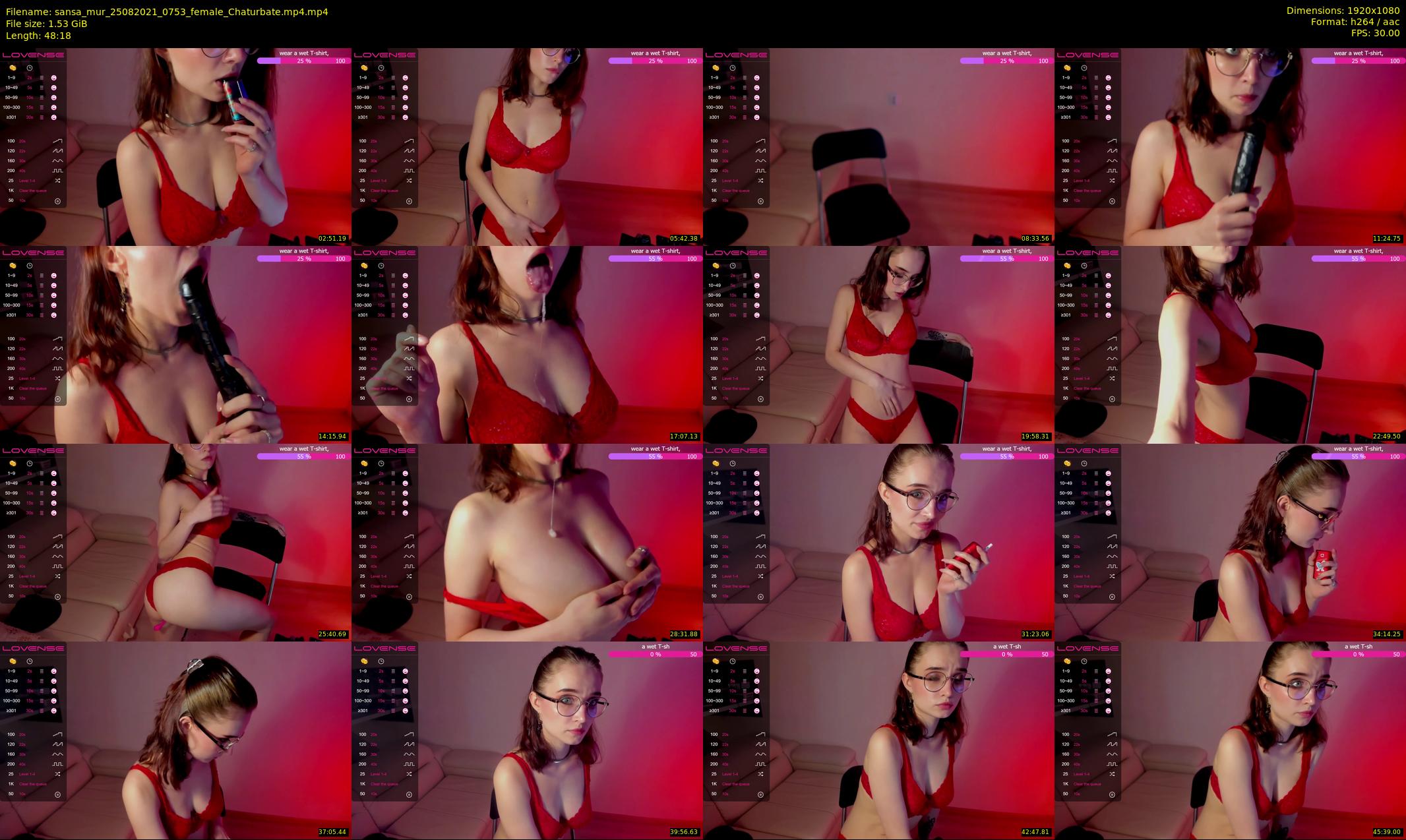 sansa_mur — 49 minute Chaturbate female cam show recording, 1080p, Aug 25, 2021
