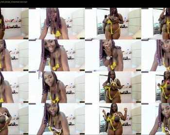 selene_ebony — 25 minute Chaturbate female cam show recording, 1080p, Aug 25, 2021