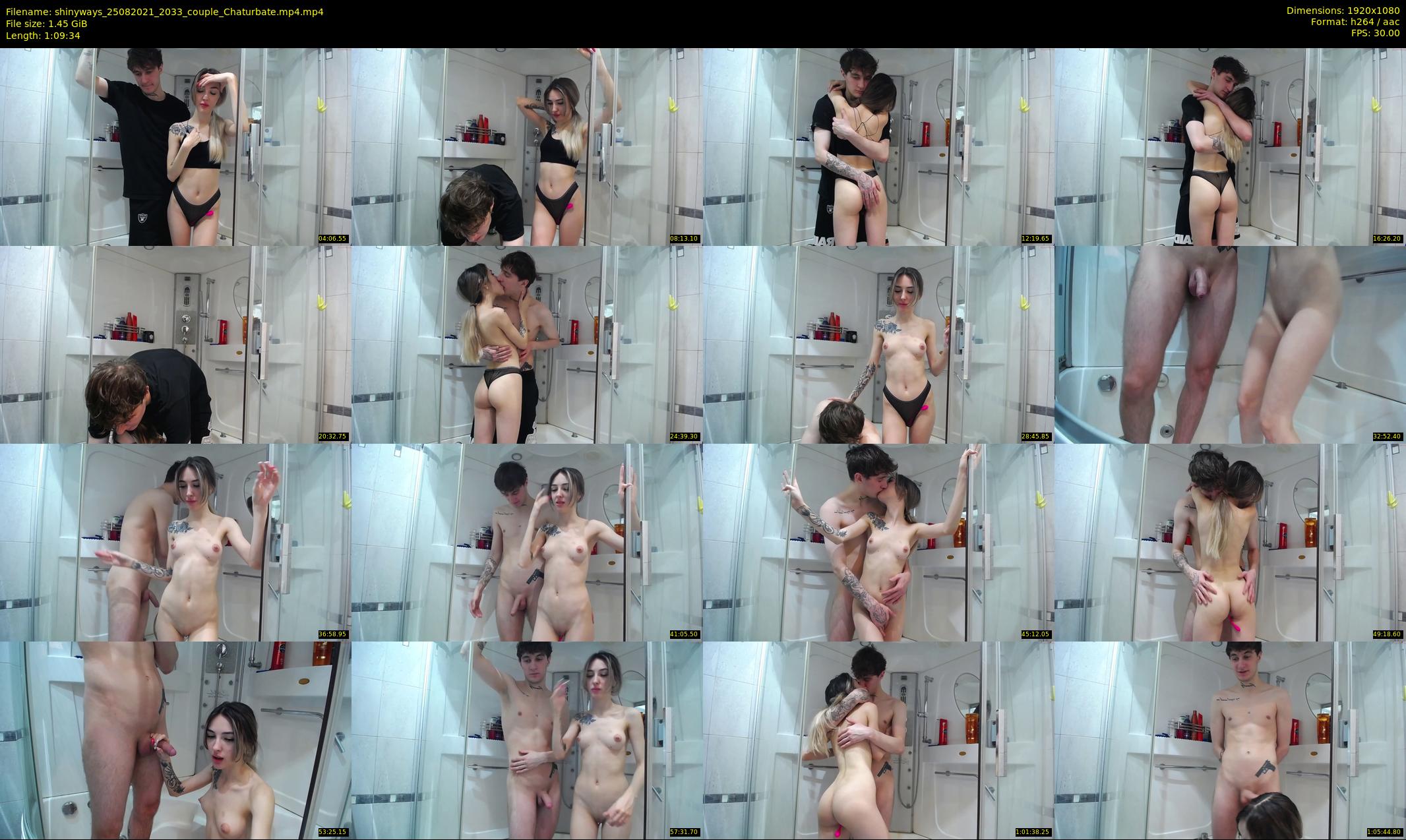 shinyways — 70 minute Chaturbate couple cam show recording, 1080p, Aug 25, 2021