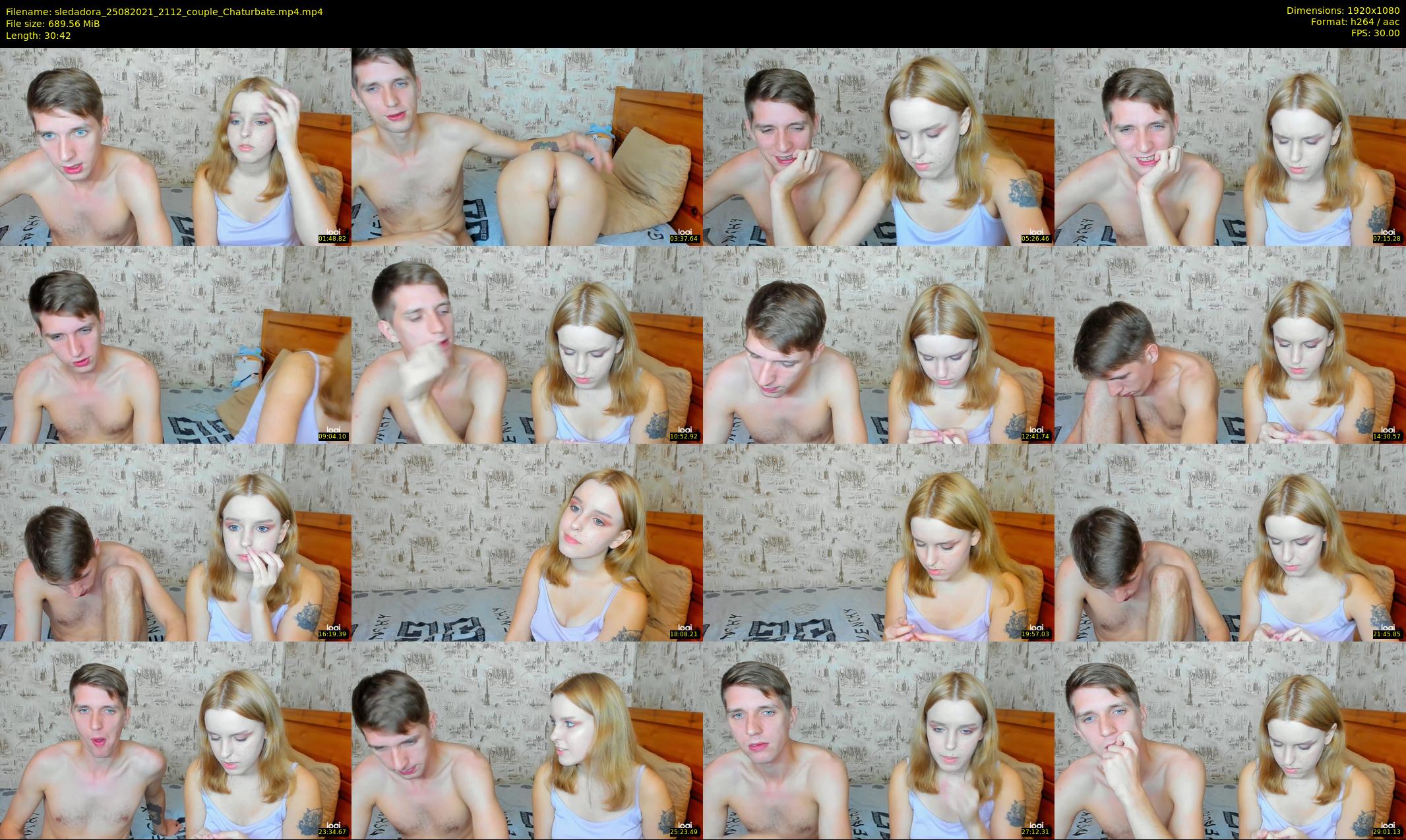 sledadora — 31 minute Chaturbate couple cam show recording, 1080p, Aug 25, 2021