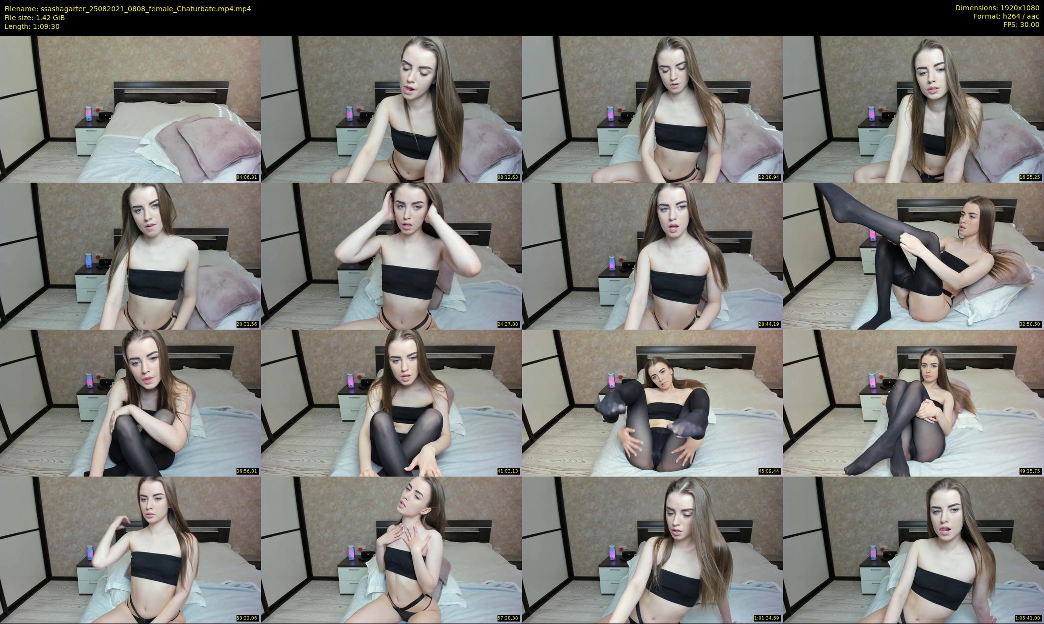 ssashagarter — 70 minute Chaturbate female cam show recording, 1080p, Aug 25, 2021