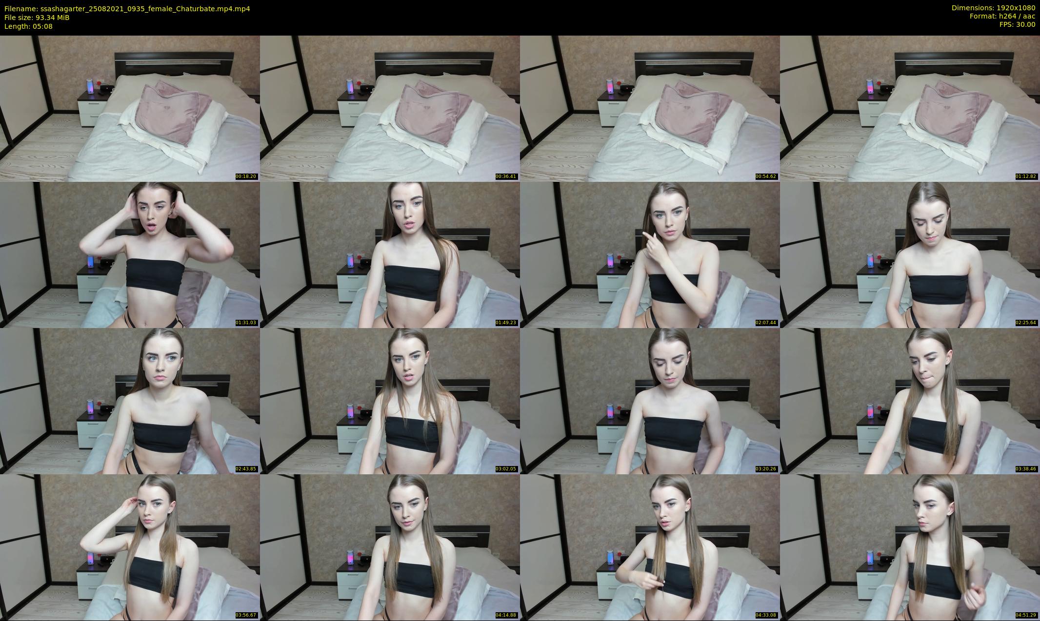 ssashagarter — 6 minute Chaturbate female cam show recording, 1080p, Aug 25, 2021