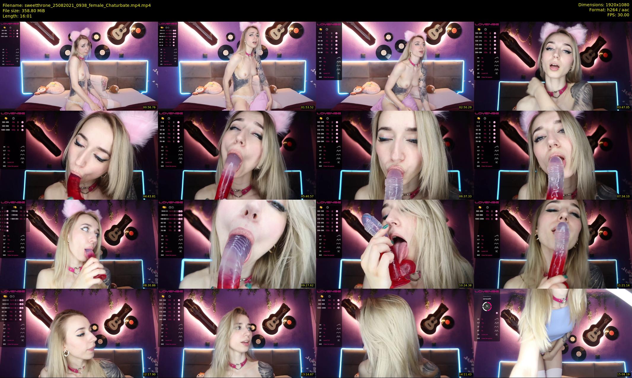 sweetthrone — 17 minute Chaturbate couple cam show recording, 1080p, Aug 25, 2021