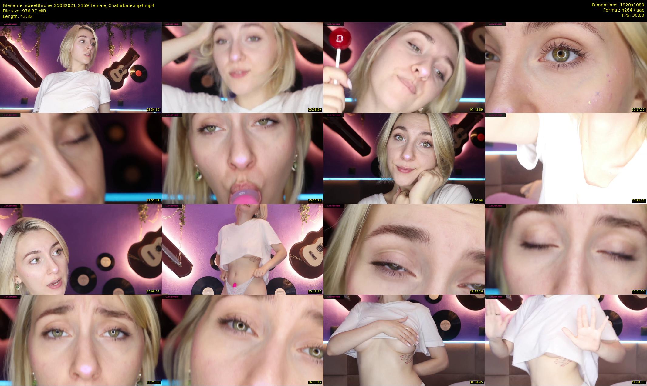 sweetthrone — 44 minute Chaturbate couple cam show recording, 1080p, Aug 25, 2021