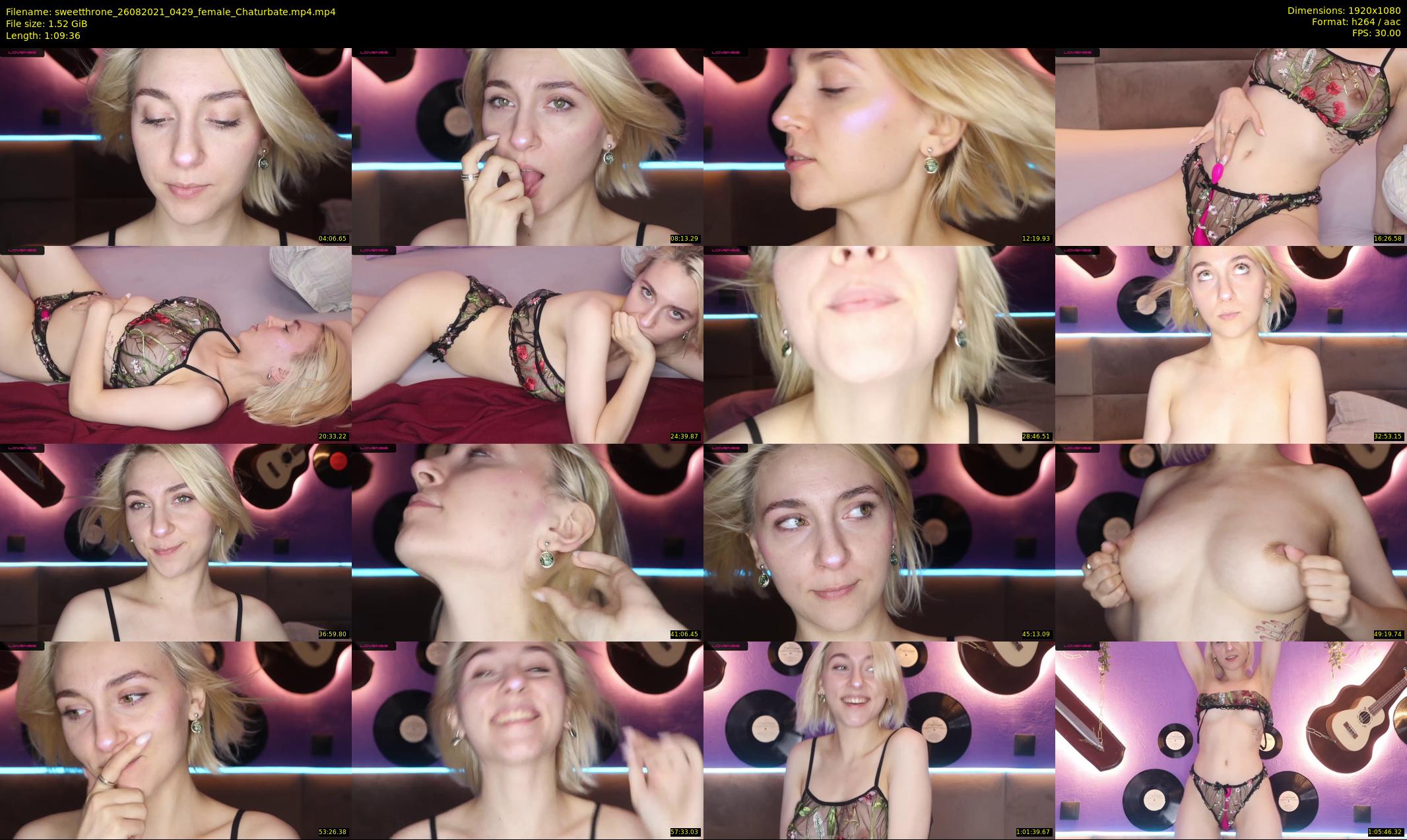 sweetthrone — 70 minute Chaturbate couple cam show recording, 1080p, Aug 26, 2021