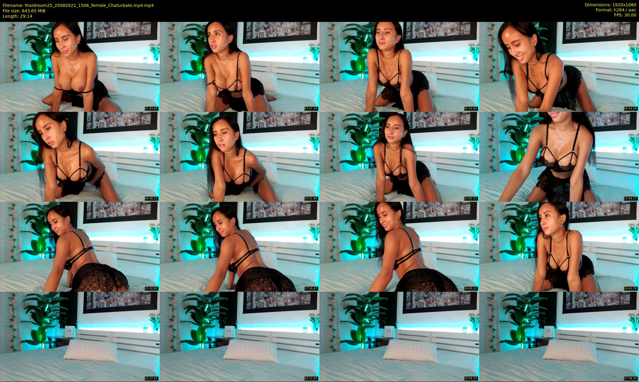 thaidream25 — 30 minute Chaturbate female cam show recording, 1080p, Aug 25, 2021